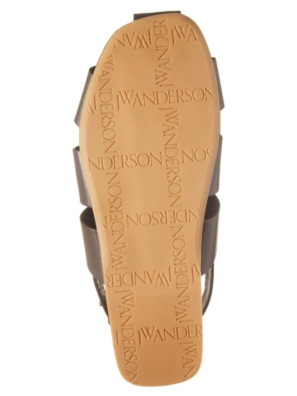 JW Anderson Men's Leather Slingback Fisherman Sandals Brown Size 42 / US 8.5 - Picture 5 of 6